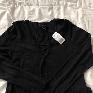 New black knit dress